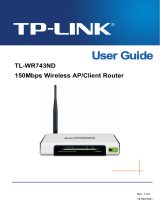 TP-LINK TL-WR743ND V1 User guide