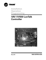 Trane VAV VV550 LonTalk Installation & Operation Manual