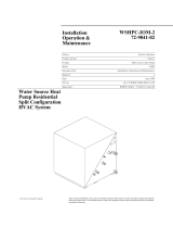 Trane WSHPC-IOM-2 User manual