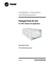 Trane Indirect Fired Make-Up Air Installation & Operation Manual