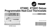 Trane DELUXE programable XT302C User manual