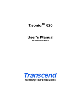 Transcend 620 User manual