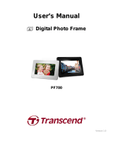 Transcend PF700 User manual