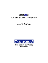 Transcend TS128MJFLASHM User manual