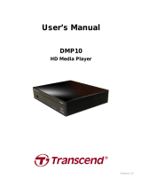 Transcend DMP10 User manual