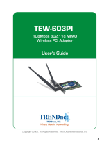 Trendnet TEW-603PI User manual