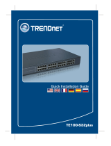 Trendnet TE100-S32plus User manual