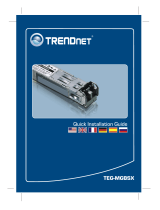 Trendnet TEG-MGBSX User manual