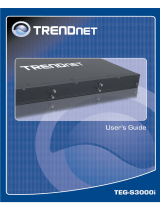 Trendnet TEG-S3000I User manual