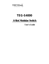 Trendnet TEG-S4000 User manual