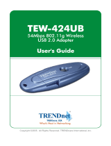 Trendnet TEW-424UB User manual