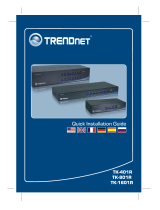 Trendnet TK-401R User manual
