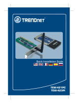 Trendnet wireless adapter User manual