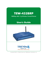 Trendnet 108Mbps 802.11g Wireless Firewall Router User manual