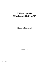 Trendnet 802.11g User manual