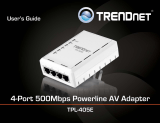 Trendnet TPL405E User manual