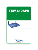 Trendnet Router TEW-610APB User manual