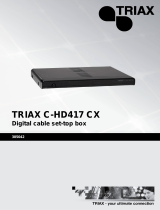 Triax C-HD417 CX User manual