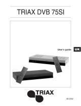 Triax DVB 75SI User manual