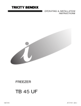 Tricity Bendix TB 45 UF User manual