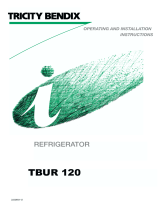Tricity Bendix TBUR 120 User manual