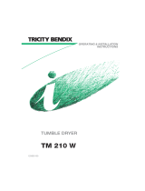 Tricity Bendix BTD 03 User manual