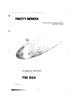 Tricity Bendix TM 560 User manual