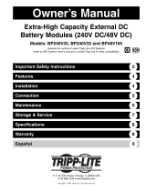 Tripp Lite BP48V165 User manual