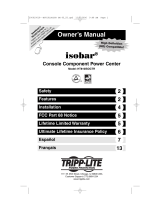 Tripp Lite HT810ISOCTR User manual