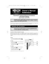 Tripp Lite Power Inverters User manual