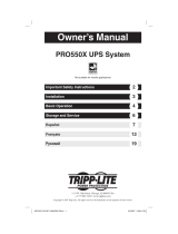 Tripp Lite PRO550X User manual
