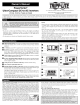 Tripp Lite PowerVerter PV375 Owner's manual