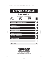 Tripp Lite SU1000RTXL2U User manual