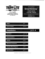 Tripp Lite SU6K User manual
