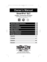 Tripp Lite SMX1500SLT User manual