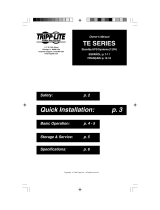 Tripp Lite TE-700L User manual