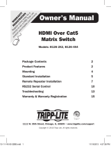 Tripp Lite Switch B126-2X2 User manual