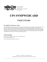 Tripp Lite UPS SNMPWEBCARD User manual