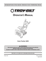 Troy-Bilt Snow Tracker 2690 User manual
