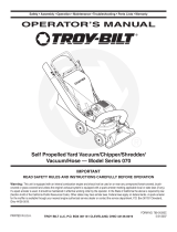 Troy-Bilt 070 Series User manual