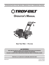 Troy-Bilt Pro-Line User manual