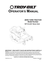 Troy-Bilt RZT 50 User manual