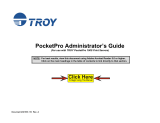 TROY Group 100S User manual