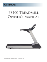 True Fitness TREADMILL PS100 User manual