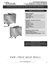 True Manufacturing Company Freezer TMW-36F User manual
