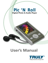 Truly electronic Mftg Digital Photo & Audio Player User manual