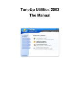 TuneUp Utilities 2003 User manual
