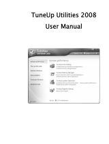 TuneUp Utilities 2008 User manual