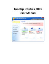 TuneUp Utilities 2009 User manual