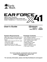 Turtle Beach Ear Force X41 User manual